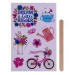 Apli Kids: naklejki transferowe KWIATY - obrazek 2