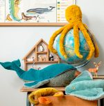 Moulin Roty: Maskotka ośmiornica 45cm DOOKOŁA ŚWIATA - obrazek 2
