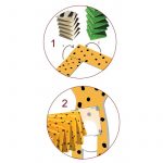 CREA LIGN: papierowe zwierzęta do składania SAWANNA - obrazek 3