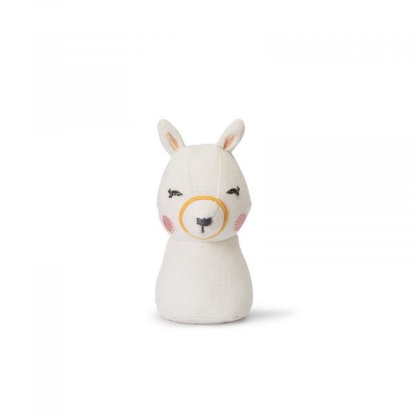 Picca LouLou: przytulanka grzechotka Przyjaciel Lama 10 cm