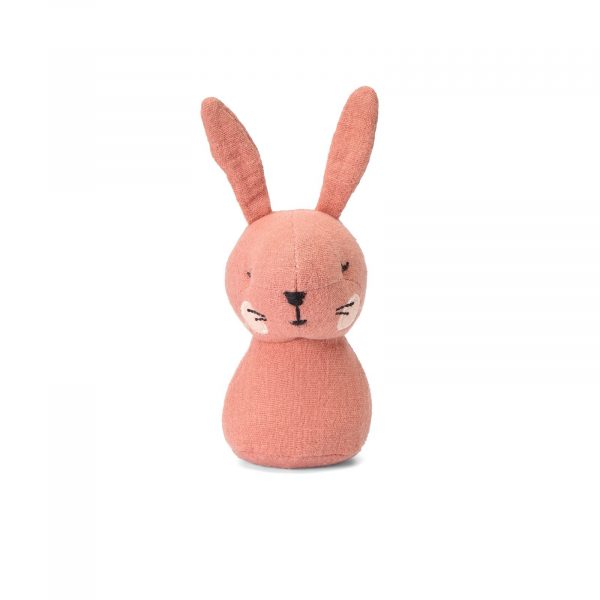 Picca LouLou: przytulanka grzechotka Przyjaciel Królik 10 cm