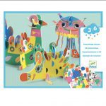 Djeco: Zestaw artystyczny ZWIERZĄTKA 3D 3+