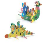 Djeco: Zestaw artystyczny ZWIERZĄTKA 3D 3+ - obrazek 2