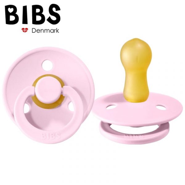 BIBS: smoczek uspokajający kauczuk Hevea BABY PINK M