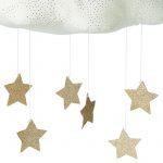 Picca LouLou: zawieszka mobile Sparkle Cloud WHITE 34 cm - obrazek 2