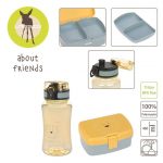 Lassig: zestaw lunchbox + butelka / bidon 460ml LEW - obrazek 6