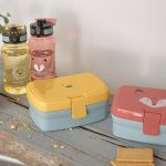 Lassig: zestaw lunchbox + butelka / bidon 460ml LEW - obrazek 2