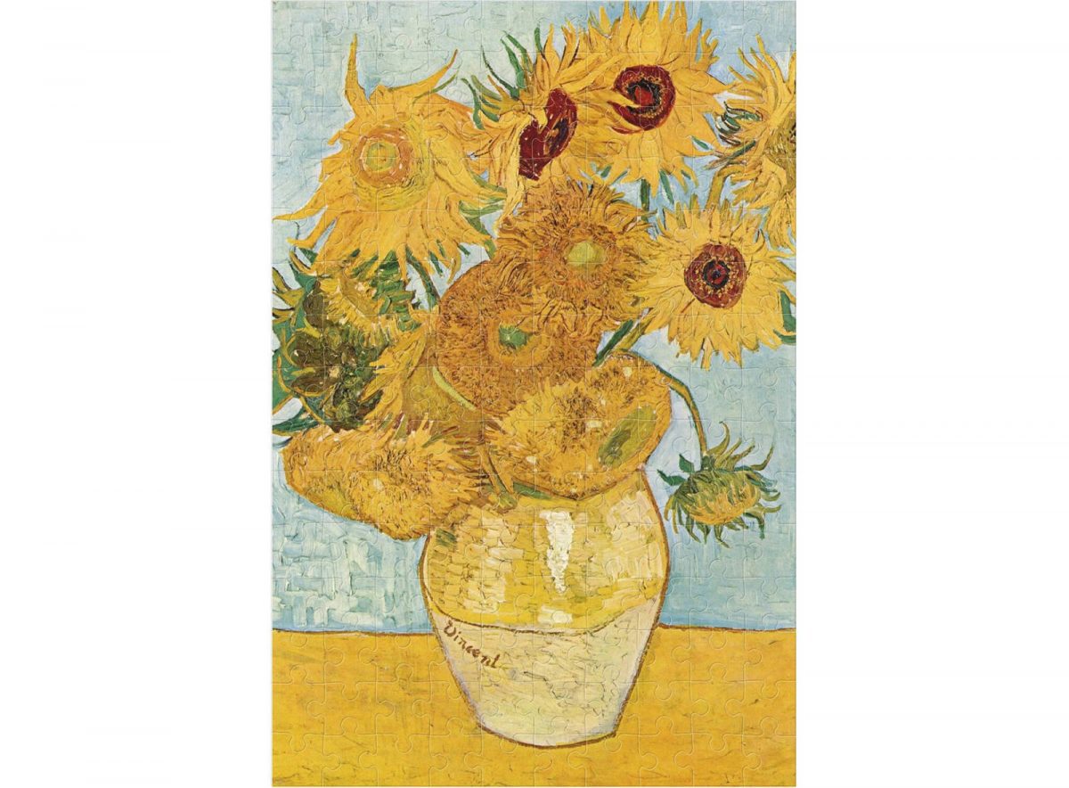 Londji: MICRO puzzle Słoneczniki Van Gogh 150 el. - obrazek 2