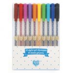 Djeco: Zestaw 10 długopisów żelowych klasycznych