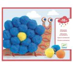 DJECO: Obrazki z pomponów SŁODKIE ZWIERZĘTA 18m+