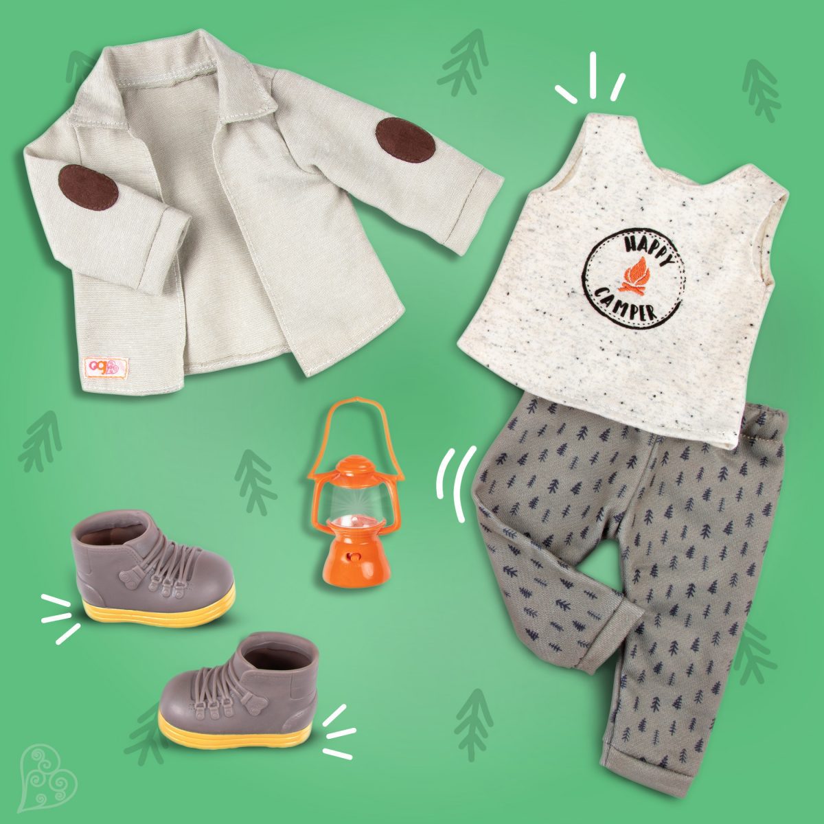 Our Generation: Zestaw ubranek dla lalki - CHŁOPCA / CAMPSITE DELIGHT - obrazek 3