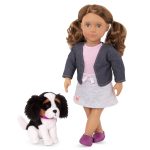 Our Generation: Lalka MADDIE 46cm + piesek King Charles Spaniel - obrazek 3