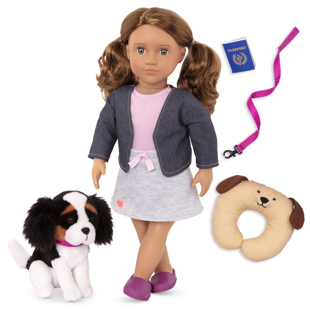 Our Generation: Lalka MADDIE 46cm + piesek King Charles Spaniel - obrazek 5