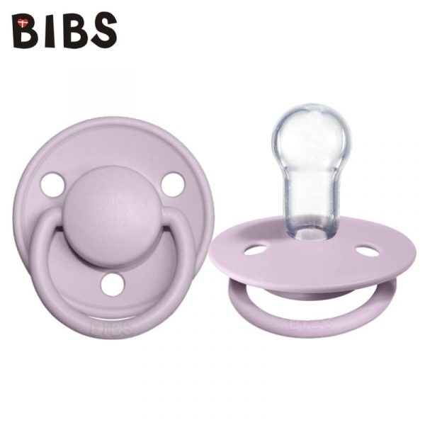 BIBS: DE LUX smoczek uspokajający silikonowy DUSKY LILAC ONE SIZE
