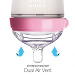 Comotomo: silikonowe butelki antykolkowe 2-pack MOM'S BREAST 250 ml Pink BABY - obrazek 5