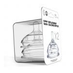 Comotomo: silikonowe smoczki antykolkowe 2-pack FAST FLOW - obrazek 3