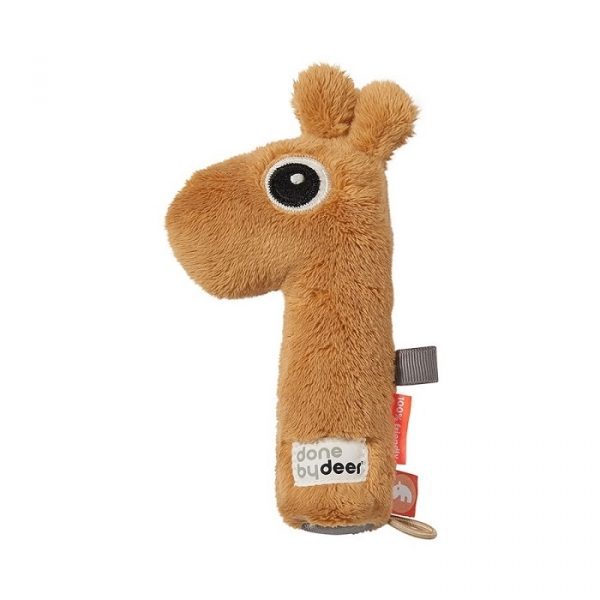 Done by Deer: grzechotka piszczek Raffi Mustard