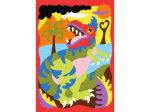 SABBIARELLI Album do kolorowania magicznym piaskiem Dinozaury 5+ - obrazek 4