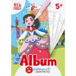 SABBIARELLI Album do kolorowania magicznym piaskiem Księżniczki 5+