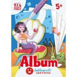 SABBIARELLI Album do kolorowania magicznym piaskiem Syreny 5+