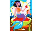 SABBIARELLI Album do kolorowania magicznym piaskiem Syreny 5+ - obrazek 3