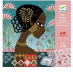 DJECO: Zestaw art. z pieczątkami OZDOBY 7+