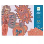 Djeco: Zestaw art wydrapywanka ANIOŁY 7+