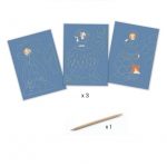 Djeco: Zestaw art wydrapywanka SUKIENKI 7+ - obrazek 3