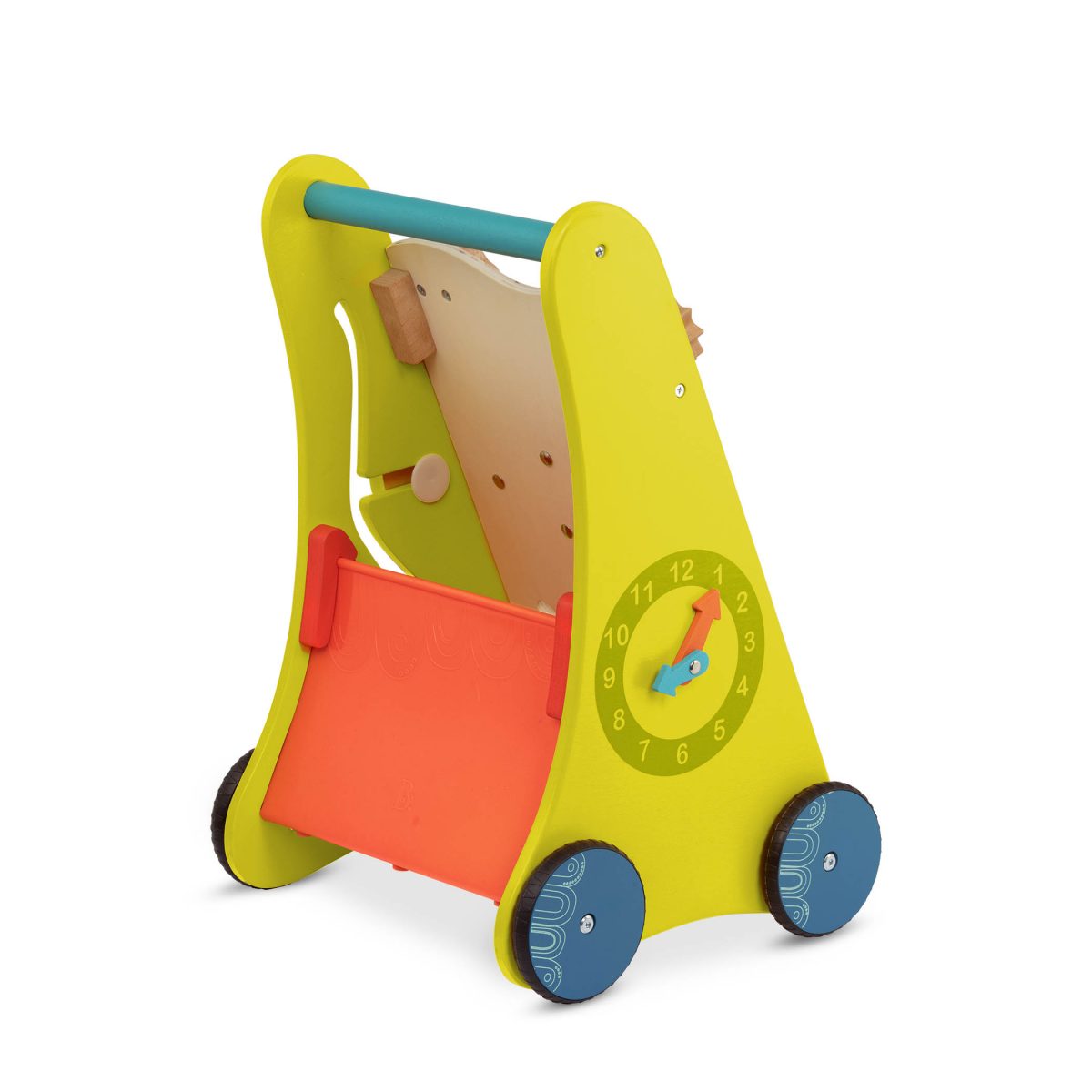 B.Toys: drewniany chodzik pchacz edukacyjny - Walk ‘n’ Learn - obrazek 4