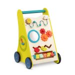 B.Toys: drewniany chodzik pchacz edukacyjny - Walk ‘n’ Learn