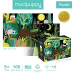 Mudpuppy: puzzle świecące w ciemności W lesie 100 el. - obrazek 3