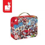 Janod: puzzle w walizce - Straż Pożarna 208 el. 6+