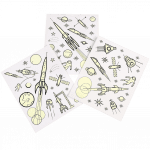 Rex London: Naklejki Świecące w ciemności Kosmos - obrazek 3