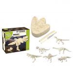 Bones&More: Duży szkielet dinozaura - wykopalisko odcisk łapy