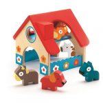 Djeco: Drewniany zestaw mini FARMA