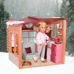 Our Generation: chata z bali DOMEK ZIMOWY – OG Cozy Cabin - obrazek 2