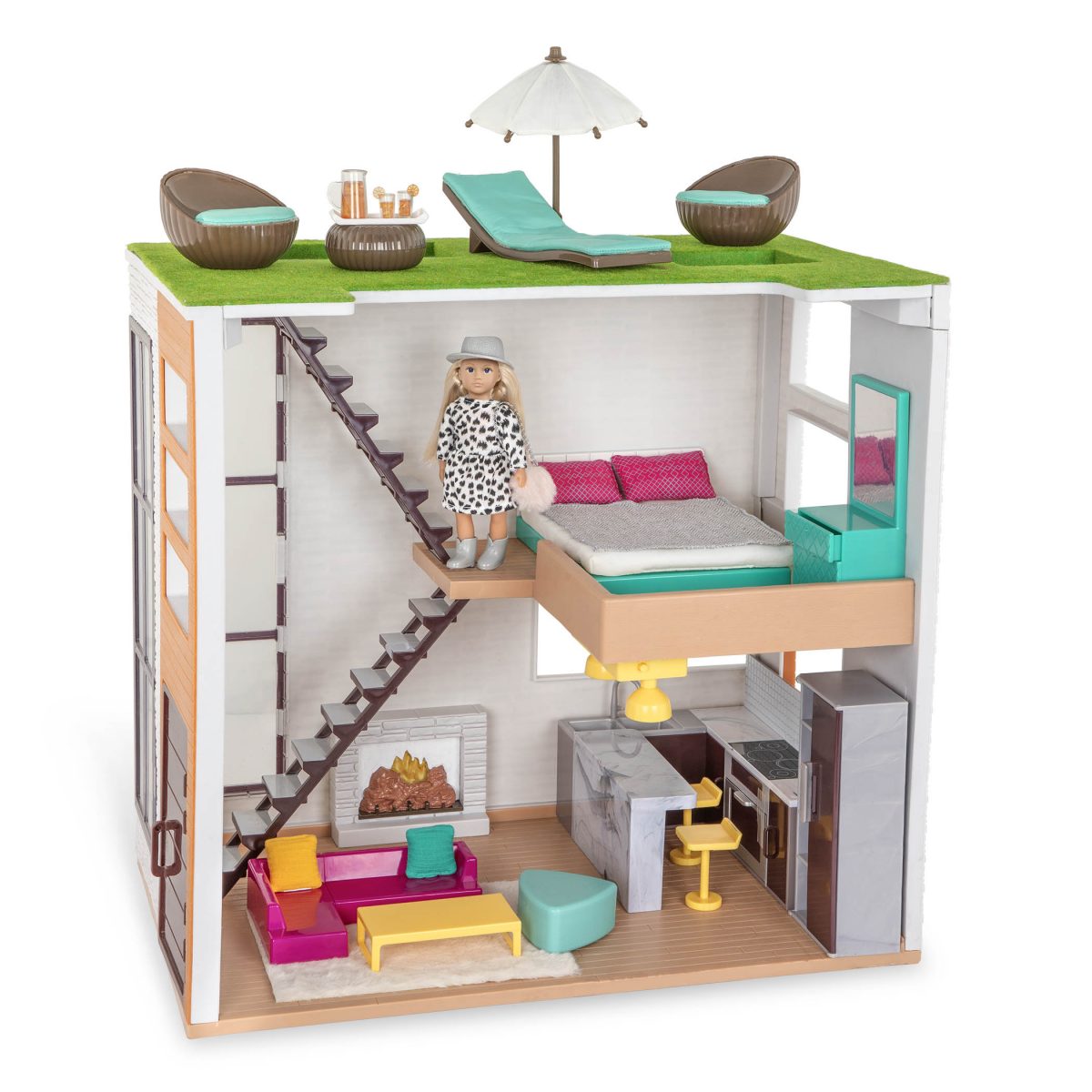 LORI: LOFT – domek z LALECZKĄ i MEBLAMI – Lori’s Loft - obrazek 2