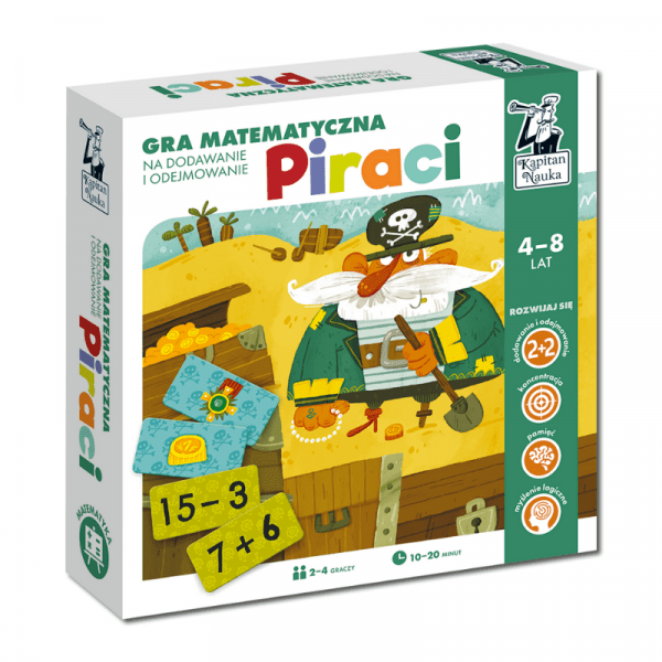 Kapitan Nauka: gra matematyczna - piraci