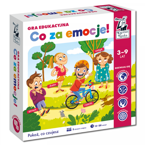Kapitan Nauka: gra edukacyjna - Co za emocje!