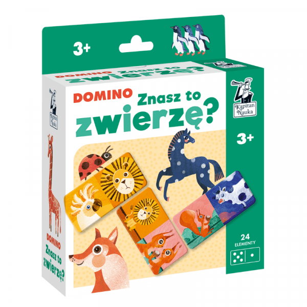 Kapitan Nauka: gra domino - Znasz to zwierzę?