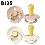 BIBS: smoczek uspokajający kauczuk Hevea 2-pack BLUSH & IVORY L