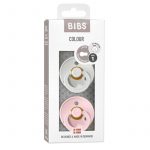 BIBS: smoczek uspokajający kauczuk Hevea 2-pack HAZE & BLOSSOM S