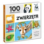 Kapitan Nauka: książka obrazkowa 100 pierwszych słówek - zwierzęta