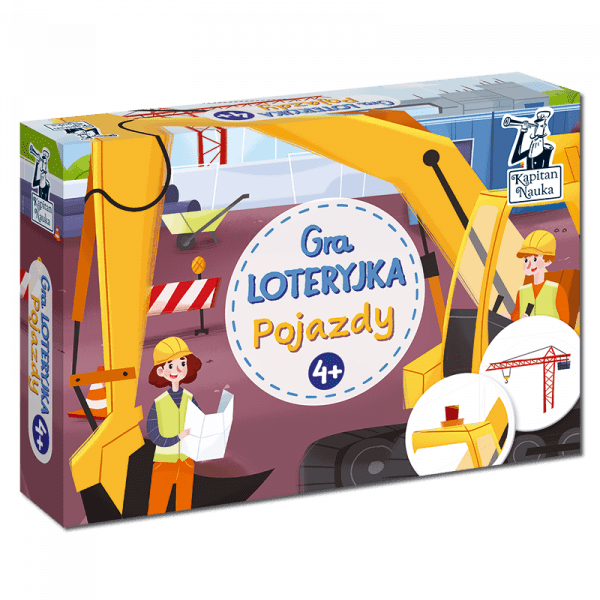 Kapitan Nauka: gra loteryjka - pojazdy