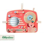 Lilliputiens: drewniana tablica manipulacyjna Radio Flaming Anais 9 m+