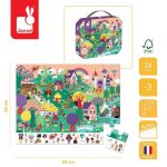 Janod: puzzle w walizce Baśnie 24 el. 3+ | Made In France - obrazek 3