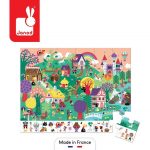 Janod: puzzle w walizce Baśnie 24 el. 3+ | Made In France - obrazek 2