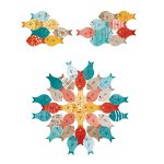 Londji: puzzle układanka - wieloryb i rybki - obrazek 2