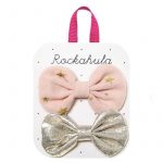 Rockahula Kids: spinki do włosów 2 szt. Scattered Stars Bow Pink