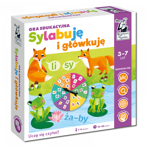 Kapitan Nauka: gra edukacyjna - sylabuję i główkuję